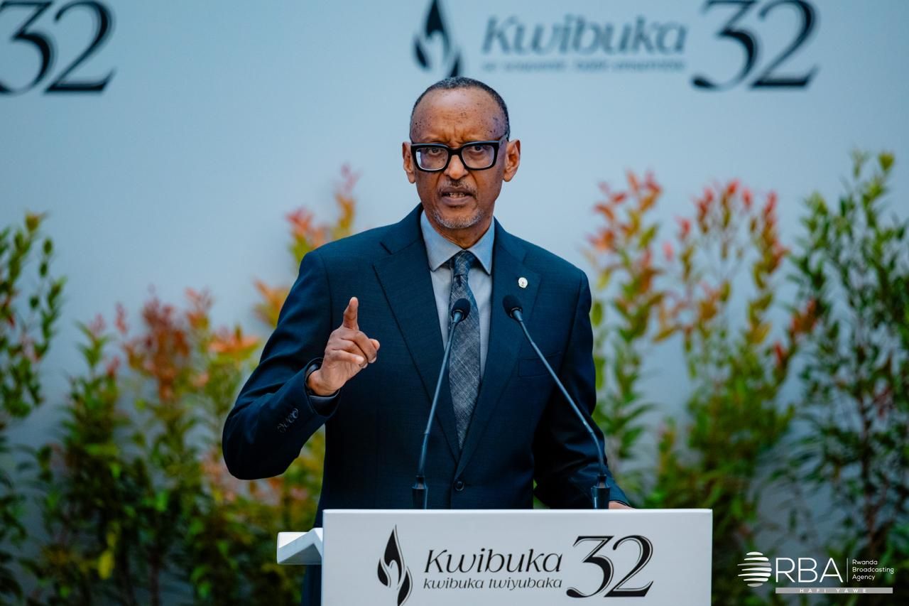#Kwibuka32 : Mbere y’uko wica u Rwanda ruzakwica, ntiwakwica abantu kabiri - Perezida Kagame