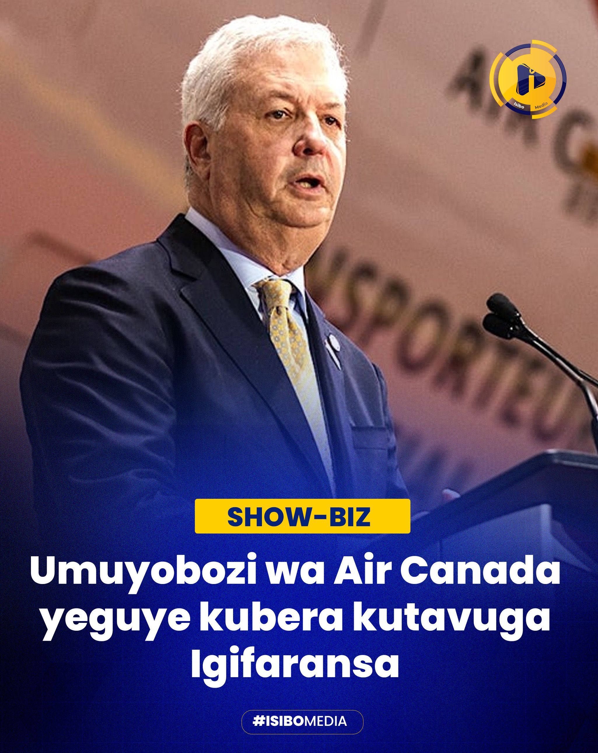 Umuyobozi wa Air Canada yeguye kubera kutavuga Igifaransa.