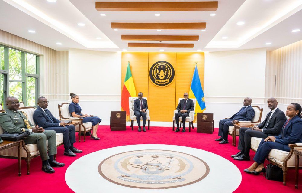 Perezida Kagame yakiriye mugenzi we Wadagni wa Bénin